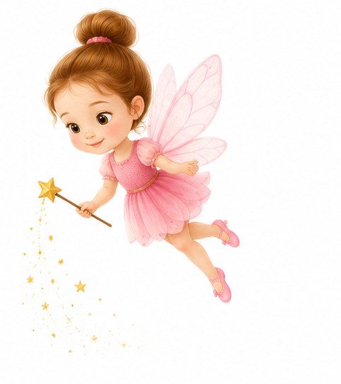 The Flyaway Fairy sprinkling gold fairy dust
